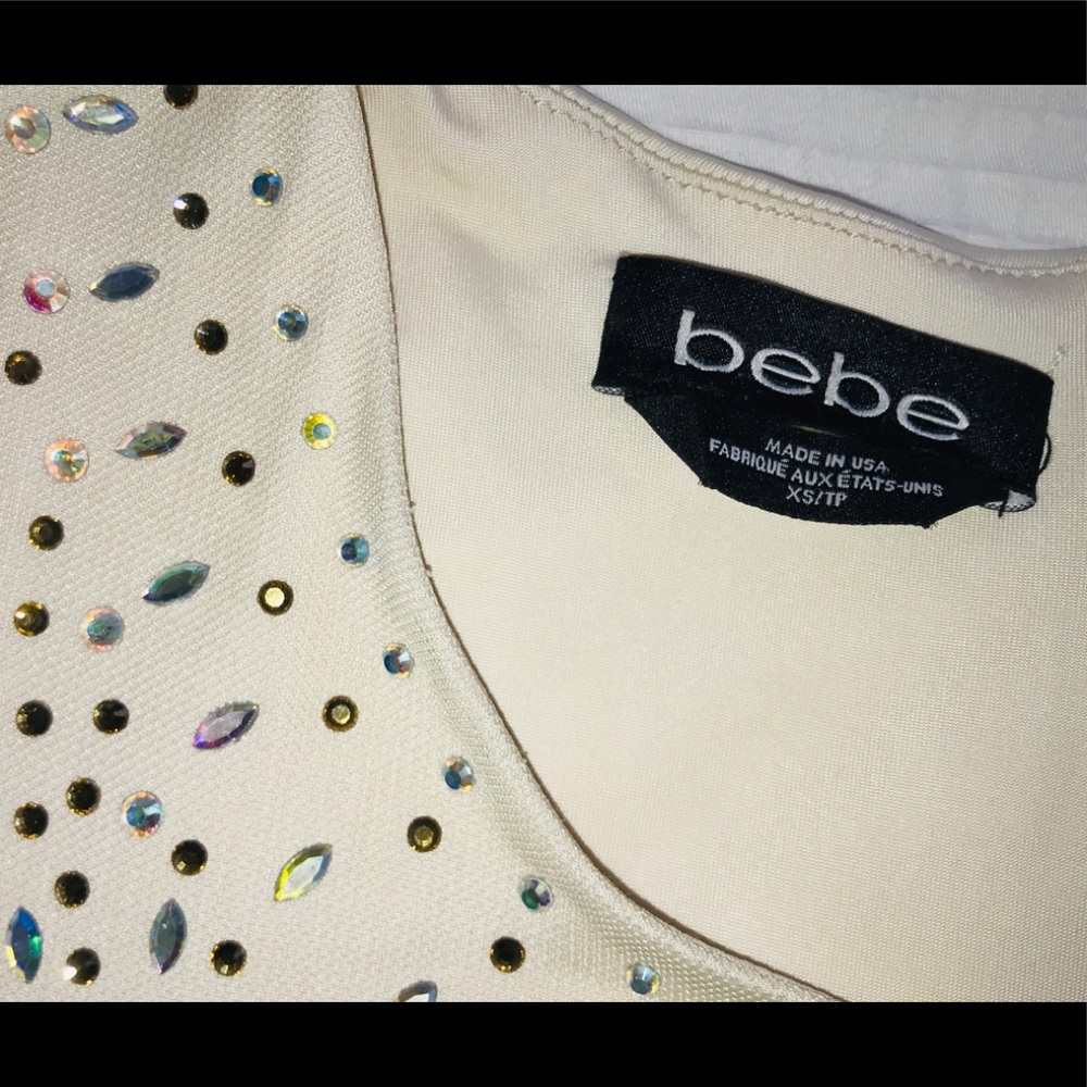 Bebe Rhinestone Party Dress - Picture 5 of 6